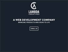 Tablet Screenshot of lambdacreatives.com